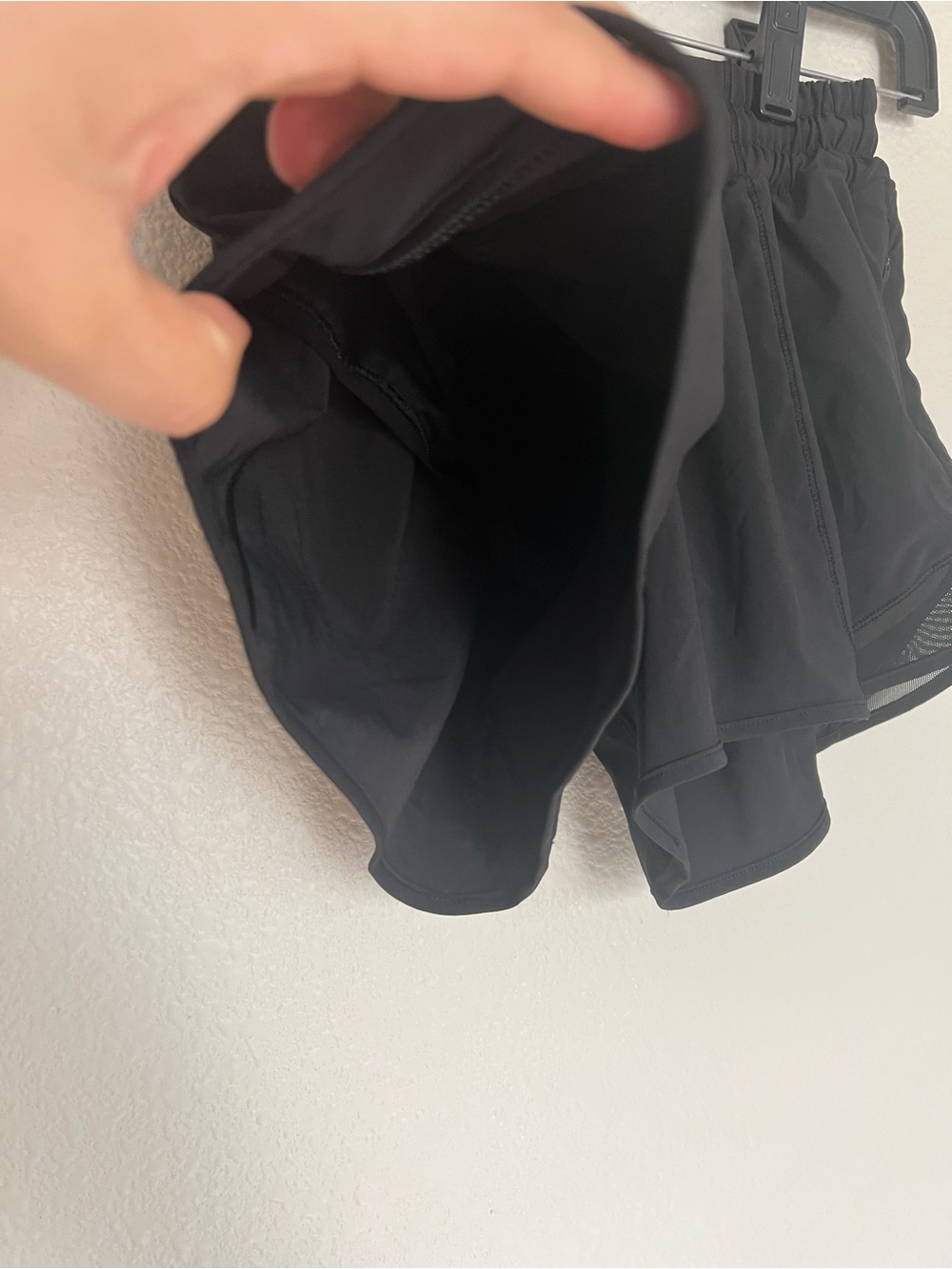 lululemon athletica Black Athletic Shorts with Mesh Insets - Picture 2 of 8